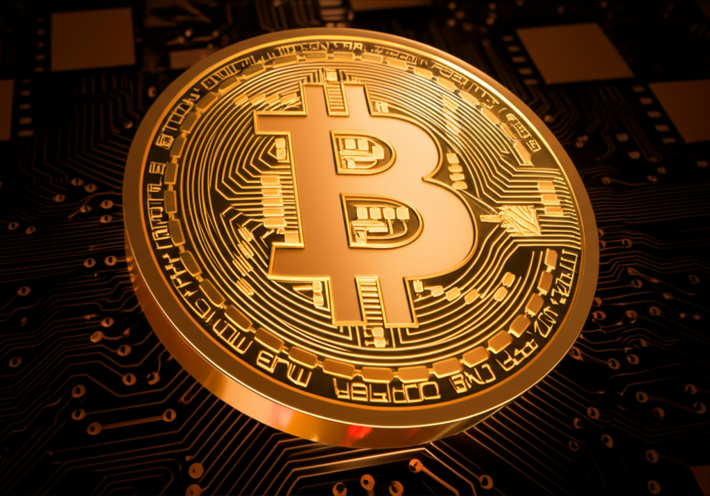 數位貨幣比特幣的圖示