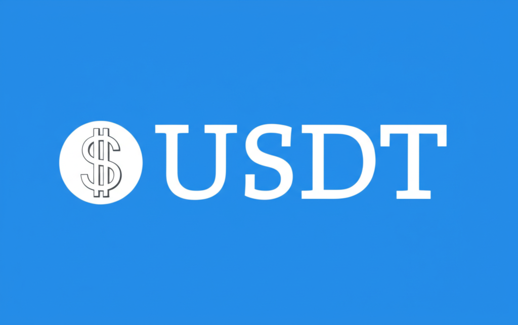 一張圖表清晰展示泰達幣（USDT）如何透過儲備金和區塊鏈機制維持與美元1:1掛鉤。
