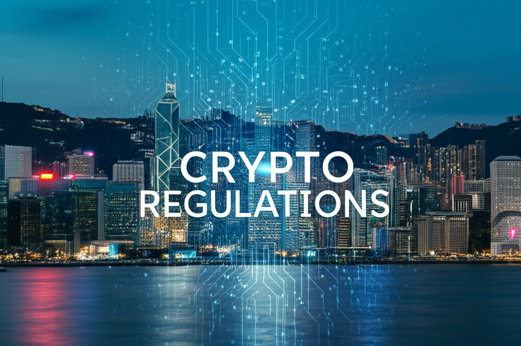 一張顯示比特幣和以太幣價格上漲趨勢的數位圖表,背景有多種加密貨幣圖示。