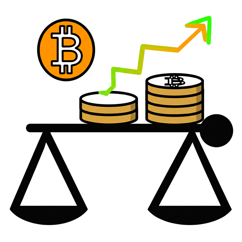 象徵全球加密貨幣監管的法律文件與數位貨幣圖示