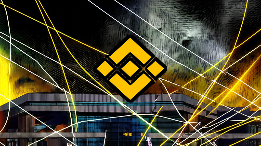 顯示加密貨幣價格劇烈波動的市場圖表。